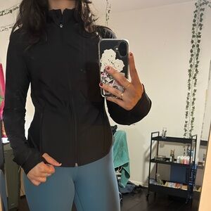 Old Navy Black Atheltic Jacket with Streamlined Silhouette